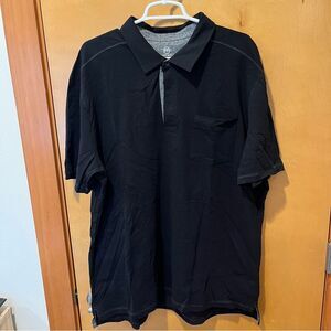 Minerals black mens polo xxl